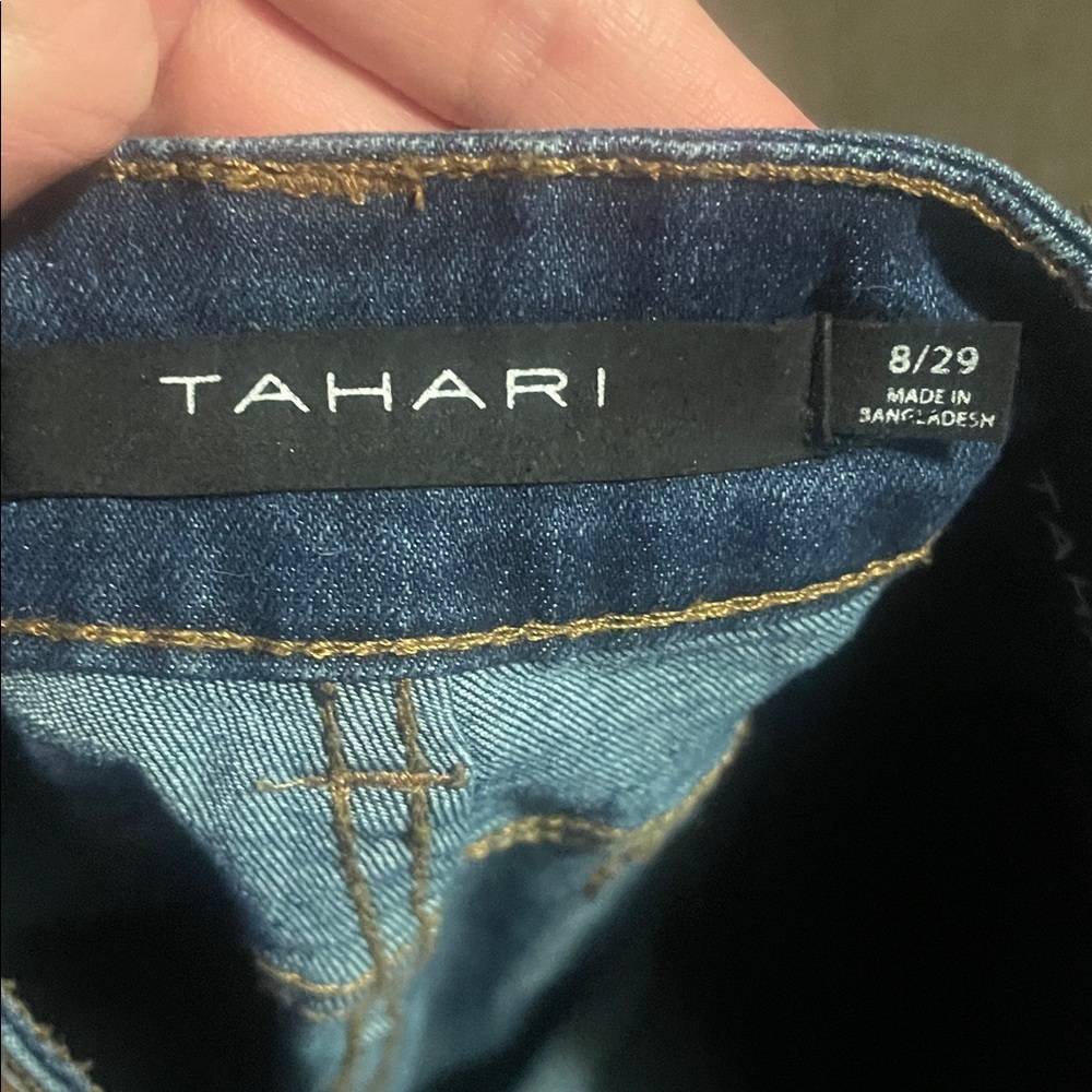 Tahari Dark Blue Skinny Jeans - Picture 7 of 7